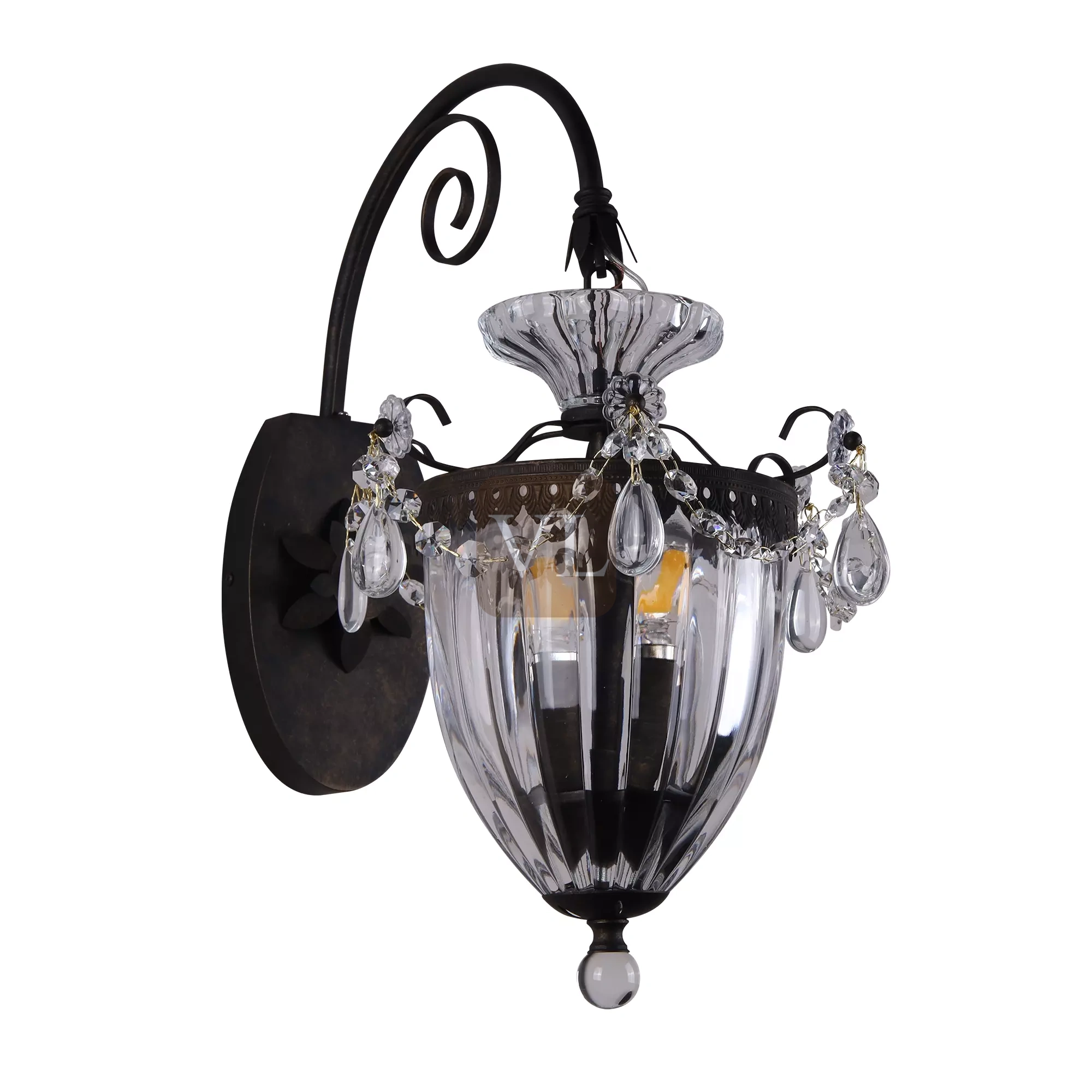 Victorian Crystal Lamp