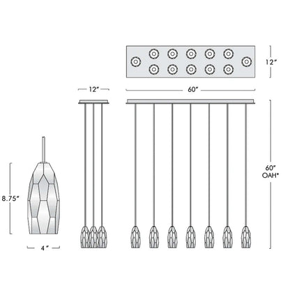 Chapt Linear Chandelier