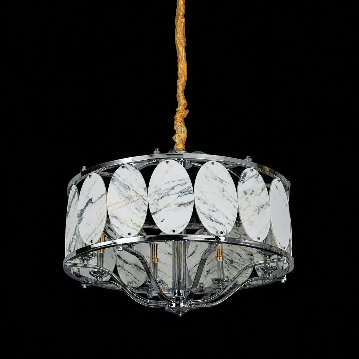 Vintage Lantern Luxury Stone Chandelier