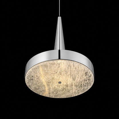 Modern Luxury Stone LED Disc Pendant Chandelier