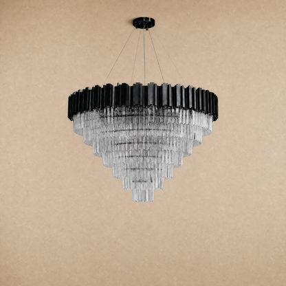 Preston Crystal Round Chandelier 39.4"D