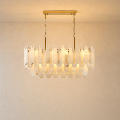 L1000-Marble Lingyu Ceiling Lamp-Copper Color