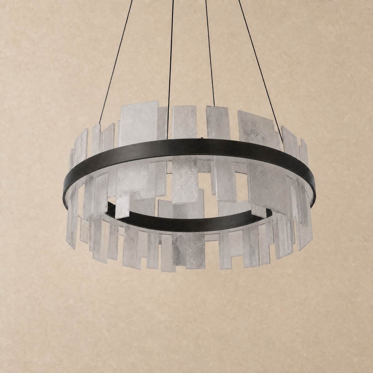 Alabaster Tile Round Pendant 800 - Copper