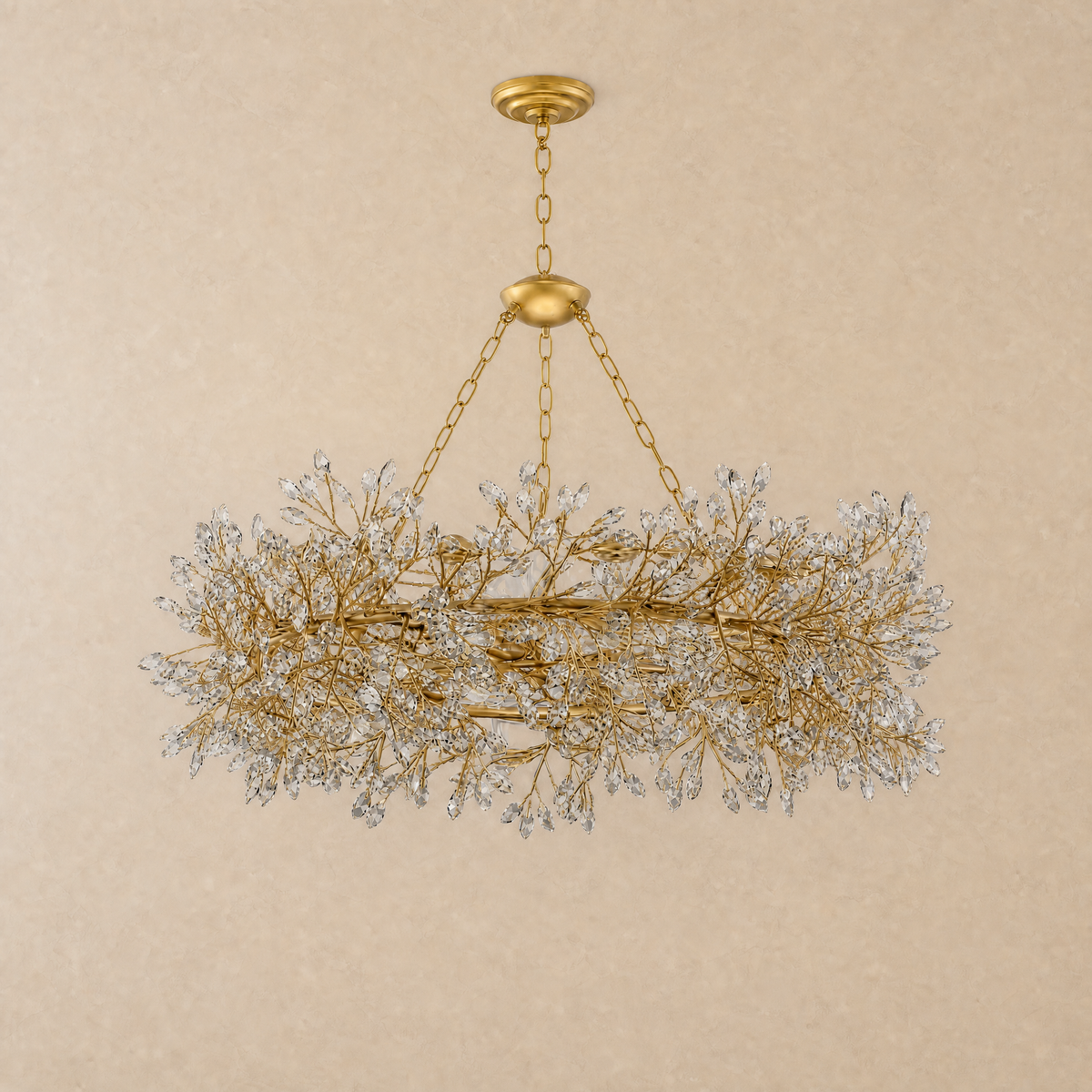 Rowan Twig Round Pendant 31.5"D