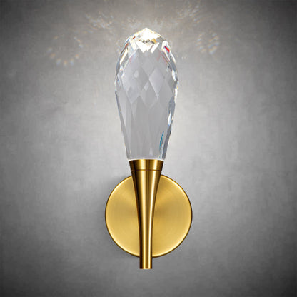 Gold Sconces Wall Lighting - Crystal Wall Sconces, Modern Bathroom Vanity Mirror Light