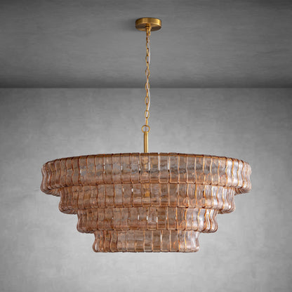 Ghiaccio Round Chandelier 24"36"48"60"