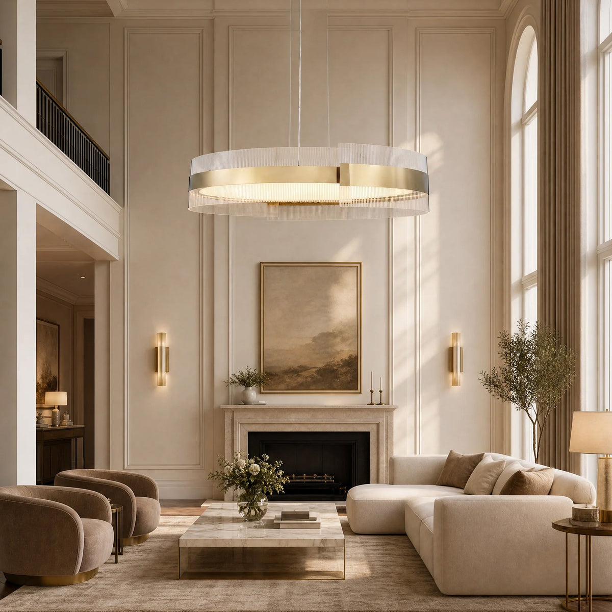 Belis Round Modern Chandelier