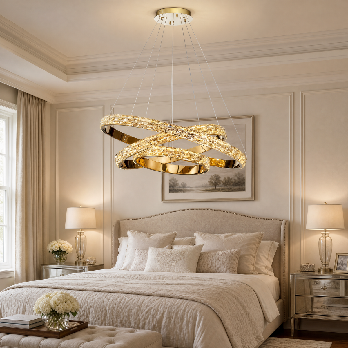 Ariis Ring Crystal Chandelier