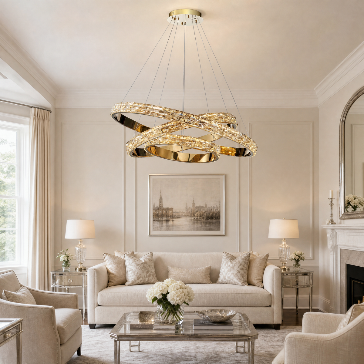 Ariis Ring Crystal Chandelier
