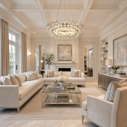 Quenen Round Crystal Chandelier