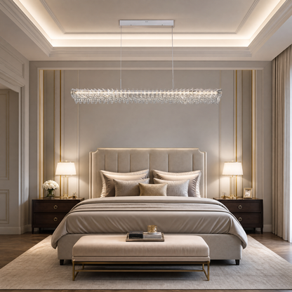 Maris Round Crystal Chandelier