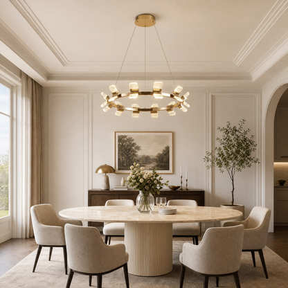 Isadora Modern Ring Chandelier 39"