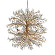 Fiore Crystal Flowers Creative Round Chandelier 8-Light