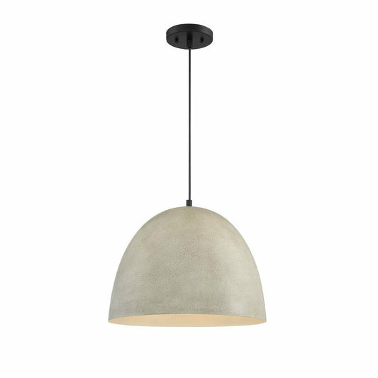 Marin Pendant | Concrete/Matte Black