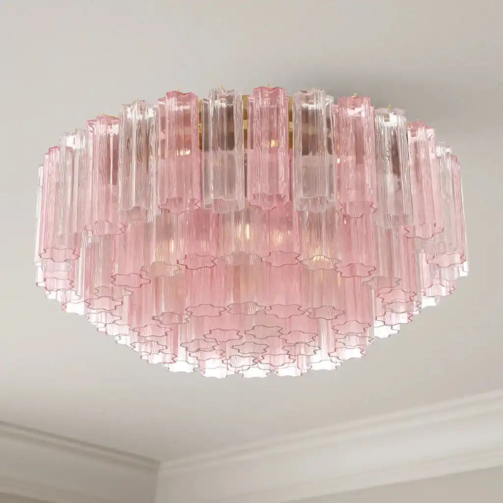 Addis Flushmount 22"/32"-32"-16 Lights-Brass-Spring-Arialamps