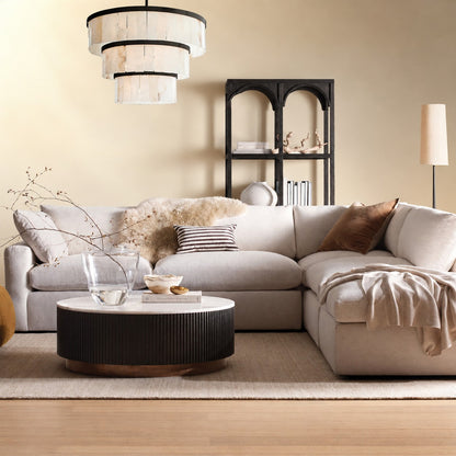 Alabaster 3 Tier Chandelier