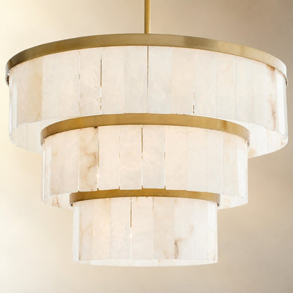 Alabaster 3 Tier Chandelier
