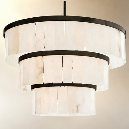 Alabaster 3 Tier Chandelier