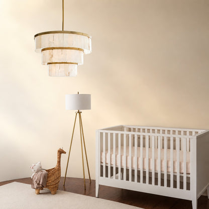 Alabaster 3 Tier Chandelier