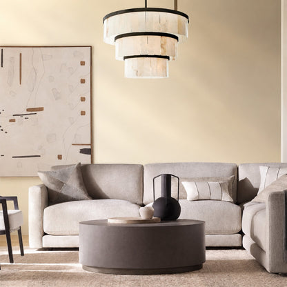 Alabaster 3 Tier Chandelier