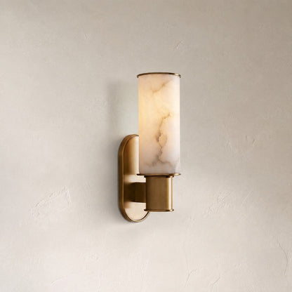 Alabaster Column Wall Sconce