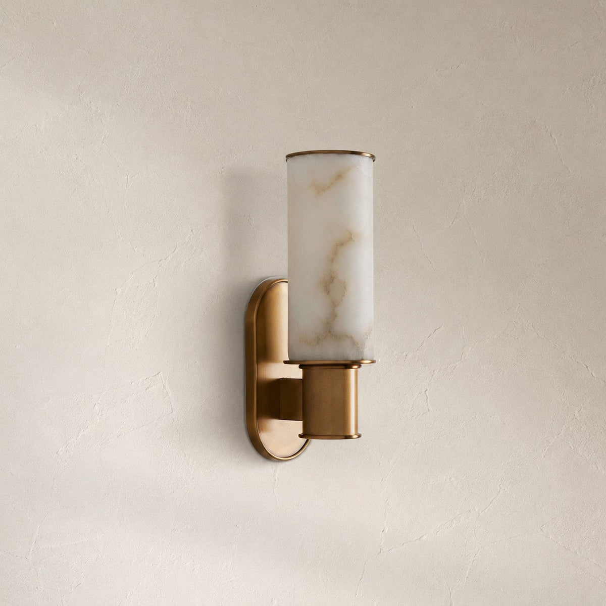 Alabaster Column Wall Sconce