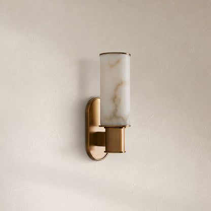 Alabaster Column Wall Sconce
