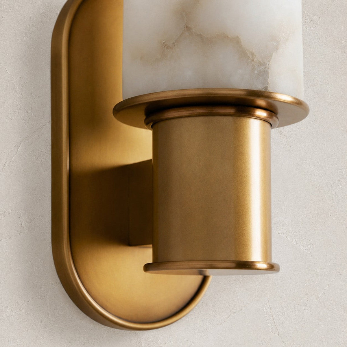 Alabaster Column Wall Sconce