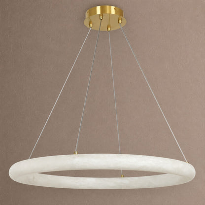 Alabaster Globle Round Chandelier