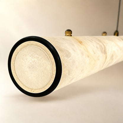 Alabaster Magnificence Art Linear Chandelier
