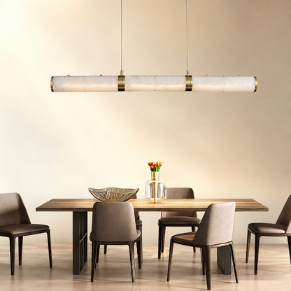 Alabaster Magnificence Art Linear Chandelier