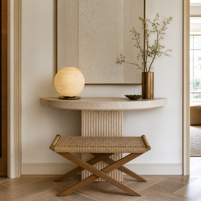 Alabaster Sphere Table Lamp