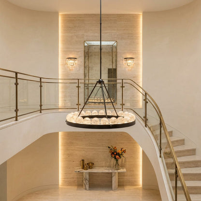 Alabaster Suter Chandelier
