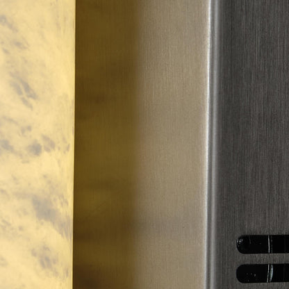 Solid Alabaster Grand Sconce