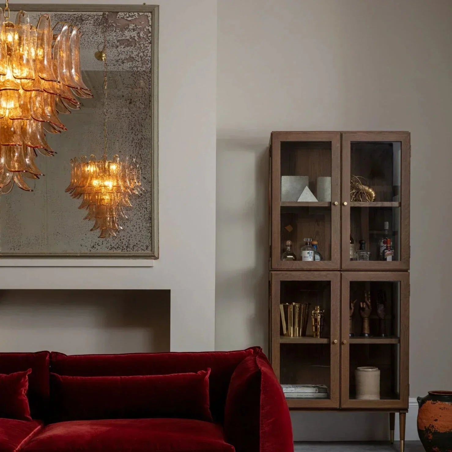 Amber Petalo Chandelier – 2 Sizes