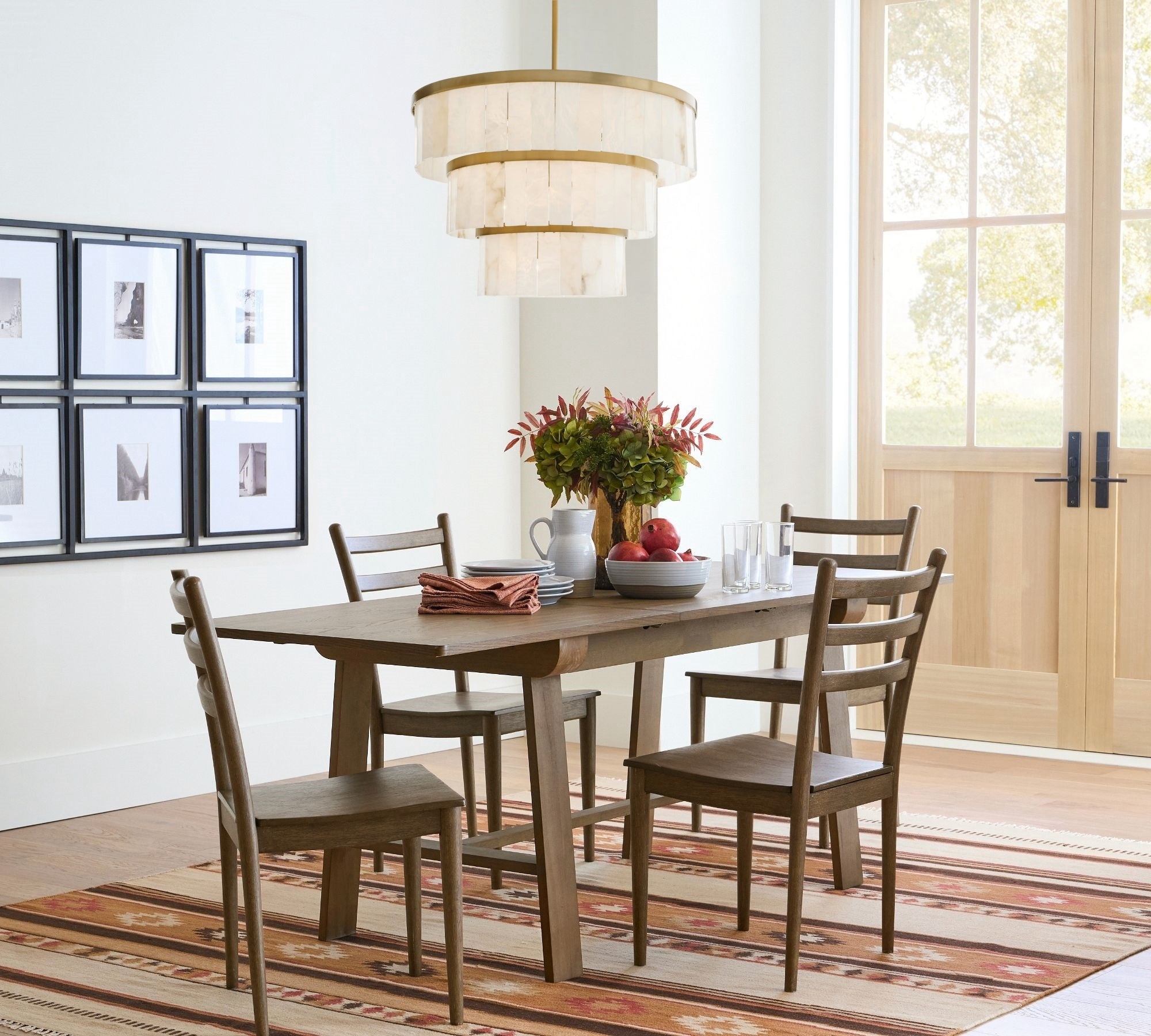 Windham Alabaster 3 Tier Chandelier