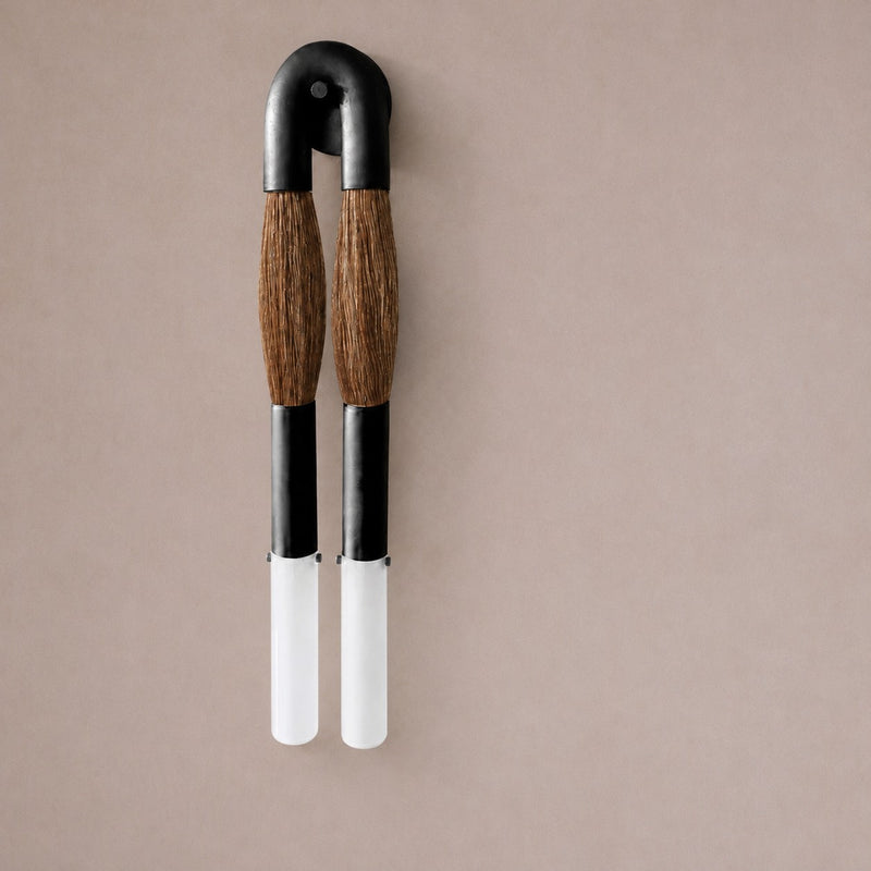 Antonia Horsehair Double Head Sconce