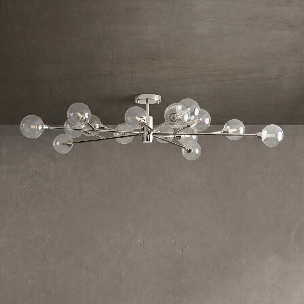 Apollo Moder Glass Ball Flushmount 20''36''47''