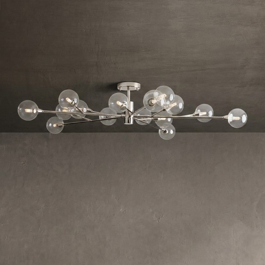 Apollo Moder Glass Ball Flushmount 20''36''47''