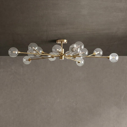 Apollo Moder Glass Ball Flushmount 20''36''47''