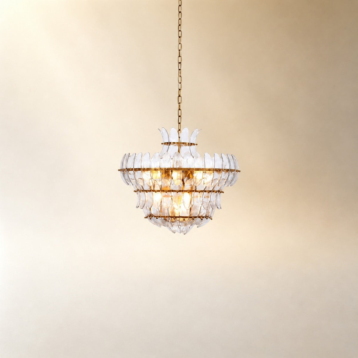 Arcade 10-Light Blown Glass Chandelier