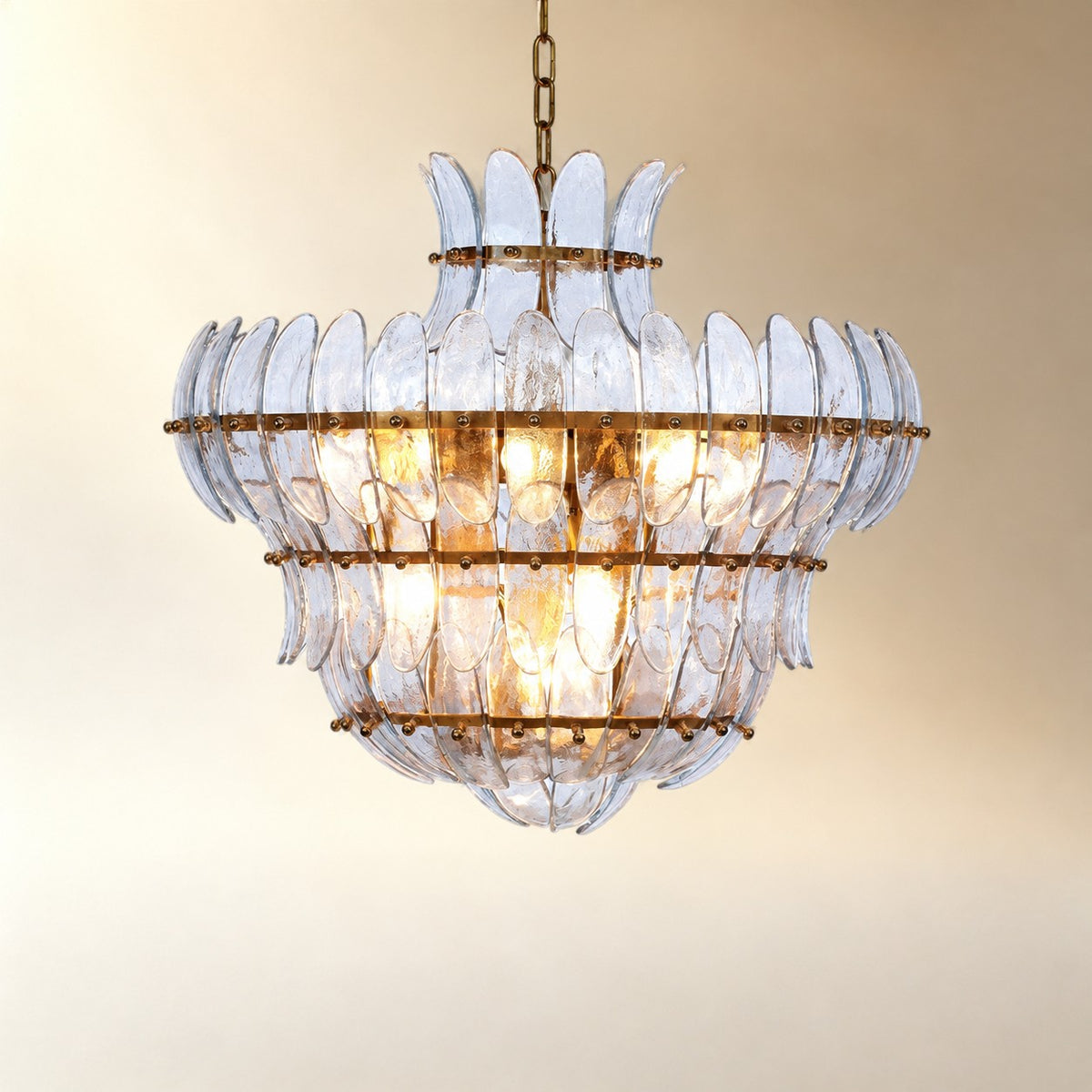 Arcade 10-Light Blown Glass Chandelier