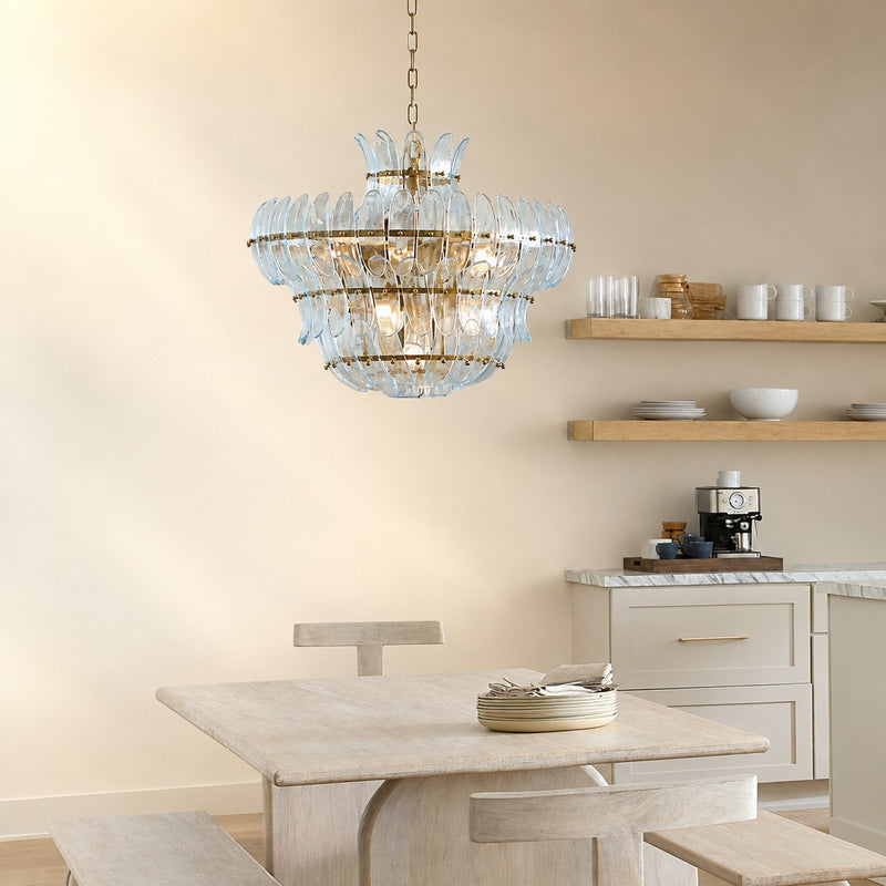 Arcade 10-Light Blown Glass Chandelier