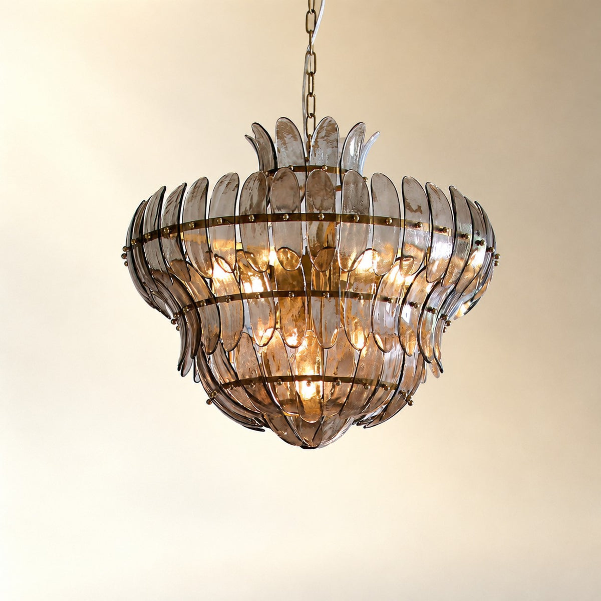 Arcade 10-Light Blown Glass Chandelier