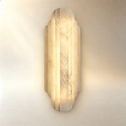 Arcelis Spanish Alabaster Art Deco Wall Sconce