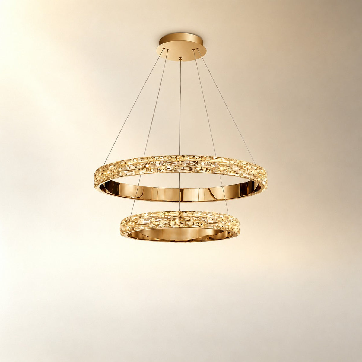 Aririn Crystal Halo Chandelier 32"D