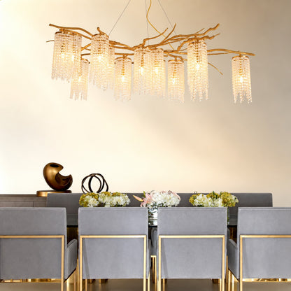 Art Glass Crystal Chandelier