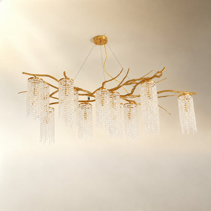 Art Glass Crystal Chandelier