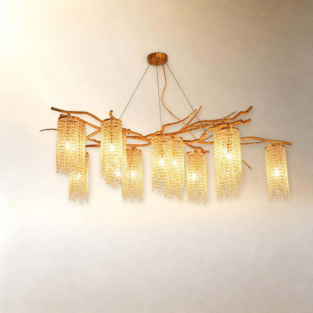 Art Glass Crystal Chandelier