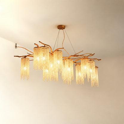 Art Glass Crystal Chandelier